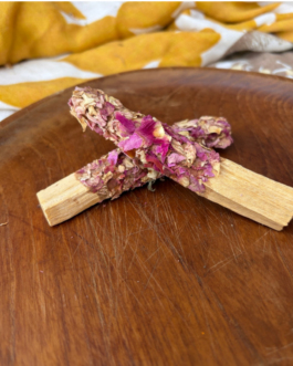 Palo Santo z płatkami róży – naturalne kadzidło